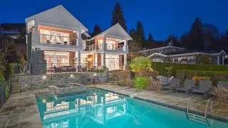 Palatial Mansion | 3273 Mathers Ave, West Vancouver | Ocean & City Views