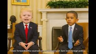 Baby Trump and Obama Comedy Skit