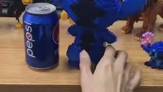 Big size cartoon Disney Stitch nano blocks cute anime auction figures
