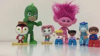 PJ Masks, Lego, Trolls, sheriff callies Wild West