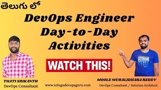 DevOps Engineer Day-to-Day Work in Telugu | Real-Time Project Work Explained | #devopsintelugu #aws