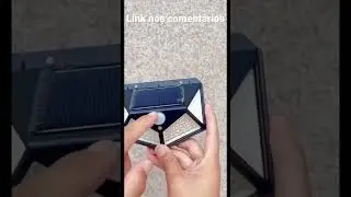 ￼Lumin&aacute;ria Solar de Parede Refletor 100 Led Sensor Presen&ccedil;a Movimento Prova Da &Aacute;gua #achadosshopee