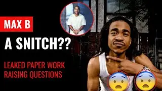 Max B being Called a Snitch Online After Paper Work From The Murder Case Leaks..Was Wave God Telling