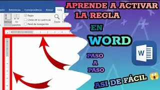 Como ver la regla de word | Super facil 😱
