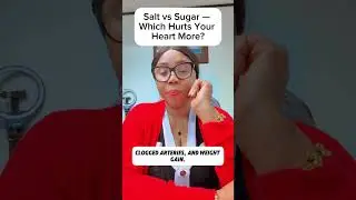 Salt vs Sugar &mdash; Which Hurts Your Heart More? #health