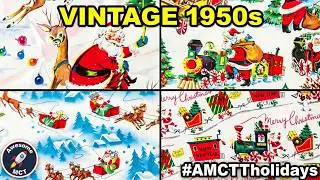 🎁🎅🏻🎁🎄🕯🎅🏻Vintage Christmas Wrapping Paper Santa Clause Christmas Gift Paper 1950s 1960s Holiday🎄🎅🏻✨🎁🦌