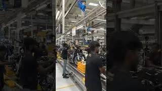 Every 40 seconds, there is a royal Enfield motorcycle rolling out of the&nbsp;production&nbsp;line!