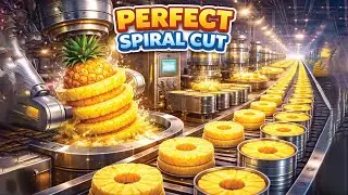Canned Pineapple Factory &ndash; Perfect Spiral Cutting in a High-Speed Production Line