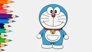 HOW To DRAW DORAEMON DRAWING DORAEMON #drawing #colouring #drawing4kids 