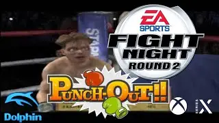 Fight Night Round 2 X Punch Out Little Mac vs Smokin' Joe Frazier played on Dolphin Xbox Series X