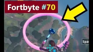 Fortnite Fortbyte 70 / Fortbite 70 | Accessible by skydiving through the rings above lazy lagoon