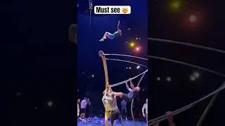 ACROBATS Show ABSOLUTE TEAMWORK 🤯 #cirqueart #cirquedusoleil #luzia