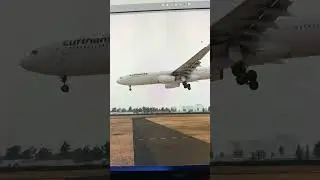 A330 Butter Landing At KSNA #butterlanding #aviation #flightsimulator  #simulator #travel #landing