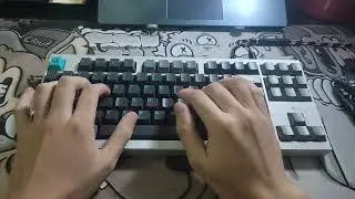 F1-8X with lubed Cherry MX Hyperglide Blacks Typing Sound