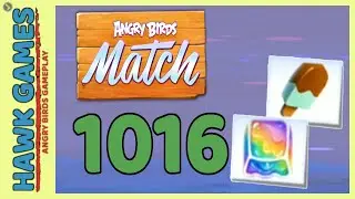 Angry Birds Match ⭐ Level 1016 - Walkthrough, No Boosters