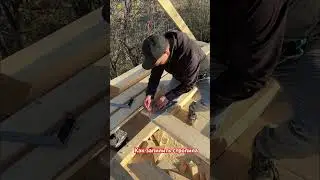 Как сделать запил в стропиле с угольником Свенсона.