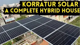 A complete Hybrid solar system | Hybrid Solar House in Chennai | Havels inverter | Luminous inverter