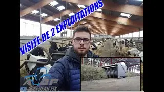 L'optiDuo DELAVAL en action dans du foin & visite de 2 fermes laitières