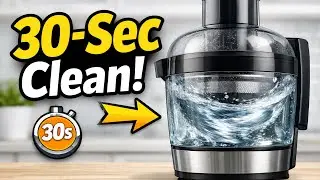How to Clean Philips Viva HR1863 Juicer in 30 Seconds | Water Centrifugation Feature