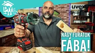 Nagy furatok készítése fába! | Green Cottage DIY BASICS