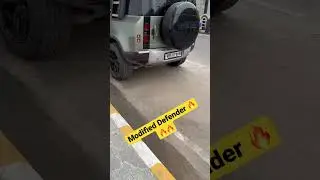 Land rover Defender 2023 #modifieddefender #cars #automobile #mahindra #landroverdefender110