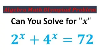 Solve the exponential equation | Olympiad Preparation | Olympiad math Problem |  SLMC Exam | RMO