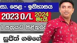 2023 O/L Past Paper MCQ Discussion