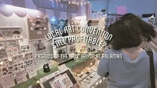 artist alley vlog ✿ first art convention 2025 | hauls, experience & revenue