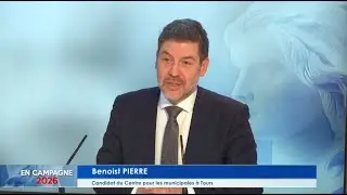 EN CAMPAGNE : Tours, Benoist Pierre, Candidat (Centre)