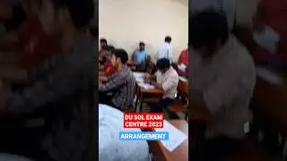 SOL TODAY EXAMINATION HALL SEATING ARRANGEMENT 2023 - ONE SEAT 2 STUDENTS #sol #dusol @SOLDEFENCE