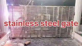 Stainless Steel Gate //Steel Home Door // Full Steel Gate //#stainlesssteel #shorts 