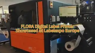FLORA's New Gen 6-Color Hybrid Digital Label Printer J-450 Pro Debuted at Labelexpo Europe in Sept.