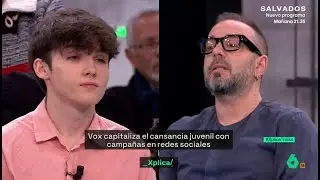 El tenso debate entre Antonio Maestre y un joven del PP - laSexta Xplica