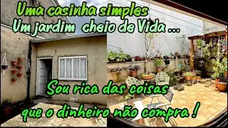 TOUR PELA MINHA CASINHA SIMPLES, COZINHA CAIPIRA E JARDIM ENCANTADO 🪴🌻💞🪏- A pedido de uma Escrita 💛