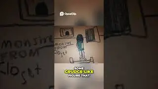 Chilling Drawing Reveals Terrifying Bedroom Visitor! #horror #shorts #shortsfeed #scarystories