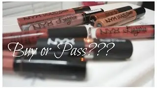 NYX: SUEDE VS. LINGERIE VS. LIP CREAM VS. MATTE LIPSTICK. | BUY OR PASS??