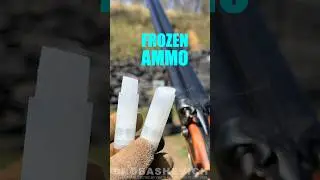 ICE SHOOTING #gun #shotgun #shot #usa #12gauge #bullet #rdr2 #ice #youtubeshorts