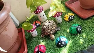 Garden Decor Ideas 💡 Mini planter with waste materials 
