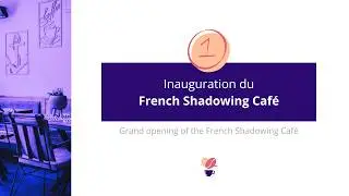 The GRAND OPENING of the French Shadowing Caf&eacute;! 🎤 | 8-Minute Shadowing Workout for Beginners (A1)