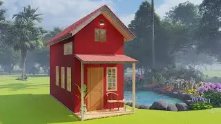 Compact Living: Small House Design 2.5x7 M (180 SQFT) for Efficient Space Use