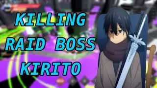 DEFEATING RAID BOSS KIRITO! | ANIME DIMENSIONS UPDATE 10
