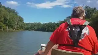 Sabine river at the foot of Toledo Bend