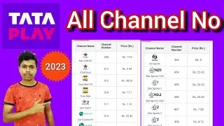 Tata play channel list 2023 | Tata play all channel number 2023 |Tata play new channel list & Numbar