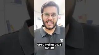 UPSC CSE Prelims 2023 - Expected Cut Off | Tough Paper | #upscprelims #upsc #shorts