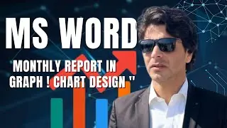 MS Word Insert Chart Tutorial | Monthly Report in Graph | Urdu Hindi | MS Office&nbsp;Full&nbsp;Guide !