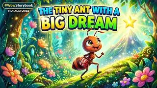 The Tiny Ant with a Big Dream⭐Kids Story ⭐@WowStoryBook ​