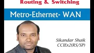 Metro-Ethernet- WAN - Video By Sikandar Shaik || Dual CCIE (RS/SP) # 35012