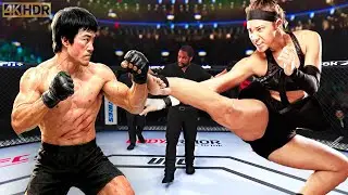 TRUE Bruce Lee vs. Jump Kick Master | EA Sports UFC 5