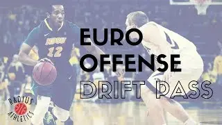 EURO Continuity Ball Screen Offense - Drift Pass