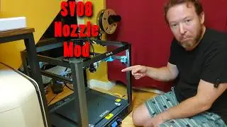 Sovol SV08 Standard Nozzle Mod: Will It Work? 🔧🔥 plus Z-Offset Calibration